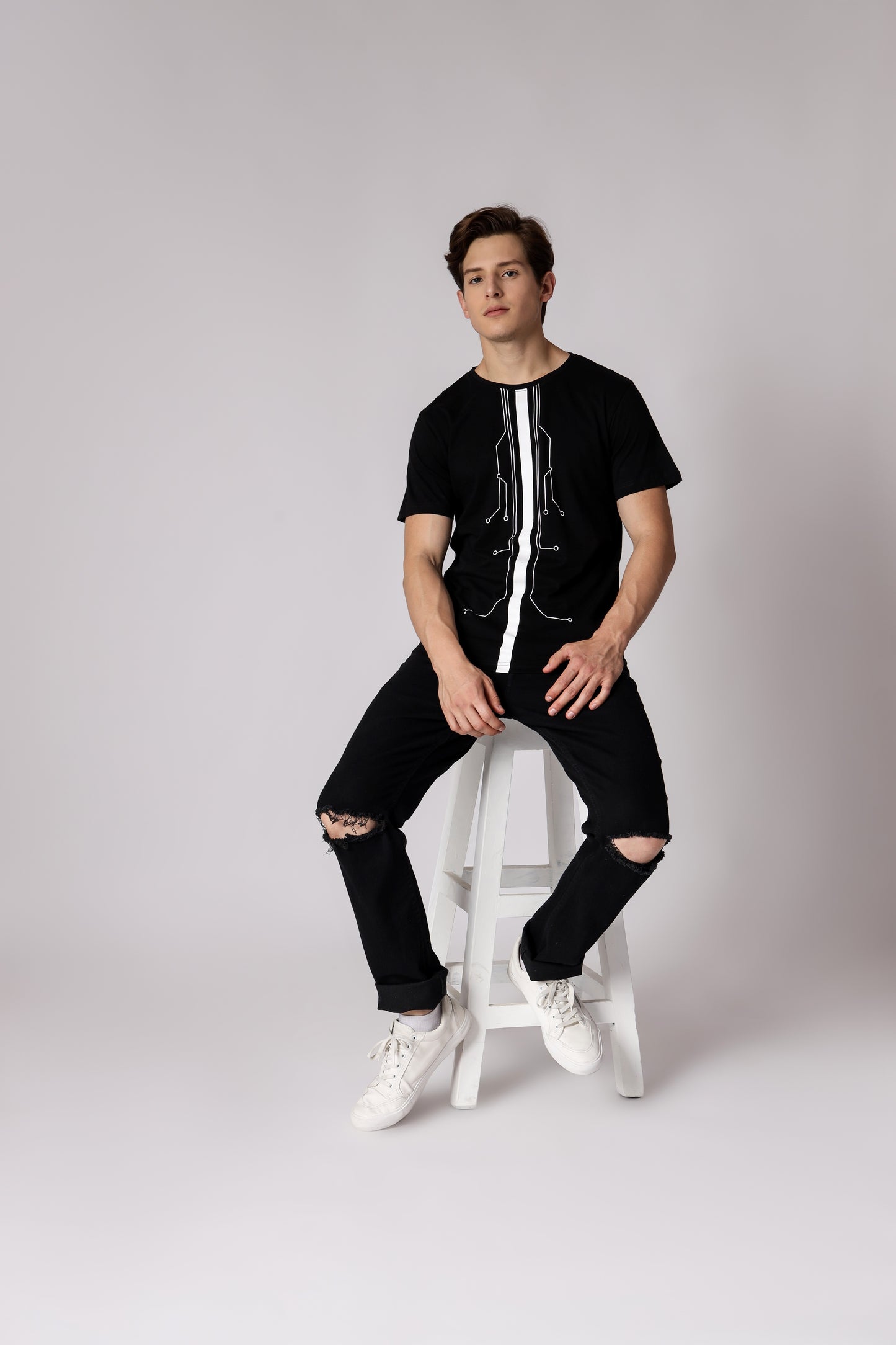 Starton Apparel Men's Regular Fit Round Neck Half Sleeved Comfortable T-Shirt Midway (STM-013)