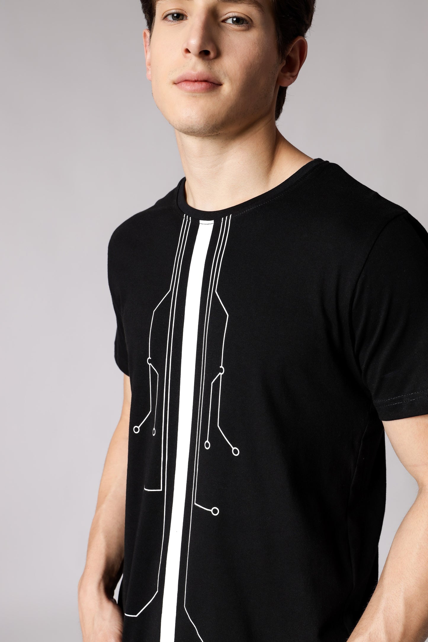 Starton Apparel Men's Regular Fit Round Neck Half Sleeved Comfortable T-Shirt Midway (STM-013)