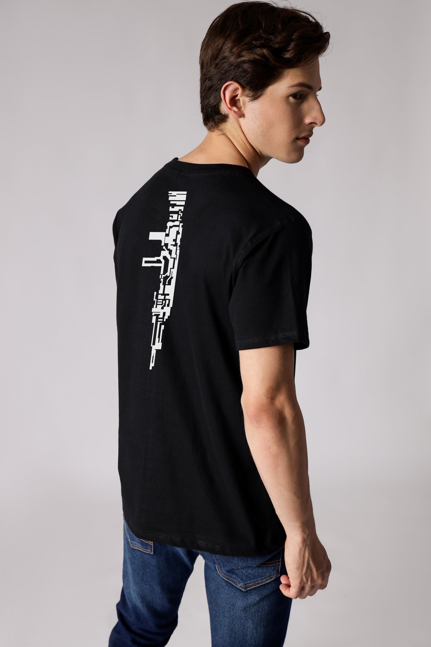 Starton Apparel Men's Round Neck T-Shirt Combed Cotton Bio-Washed 180 GSM Gamer 60FPS (STM-015)