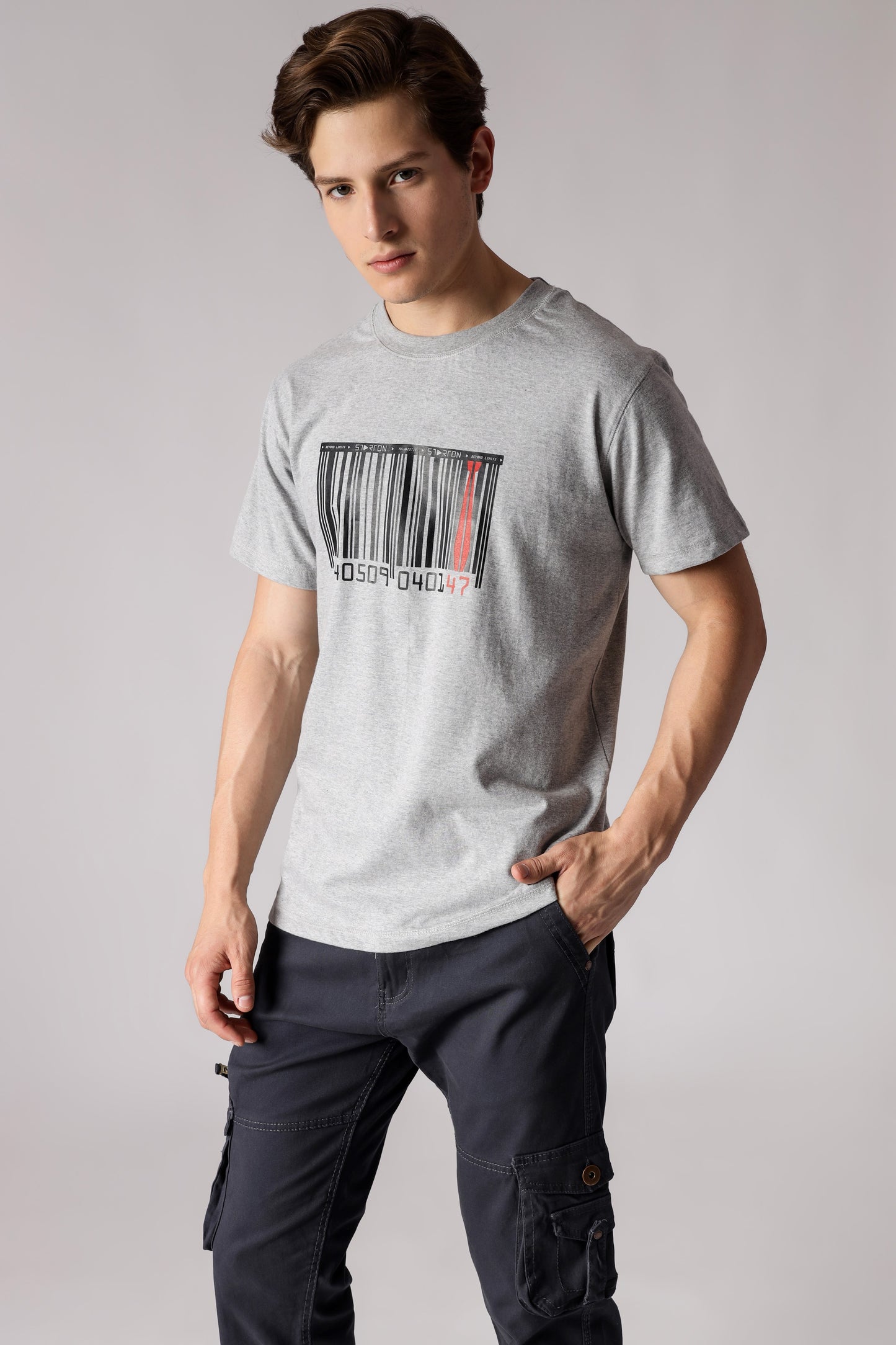 Starton Round Neck Hitman47 T-Shirt (STM-012)