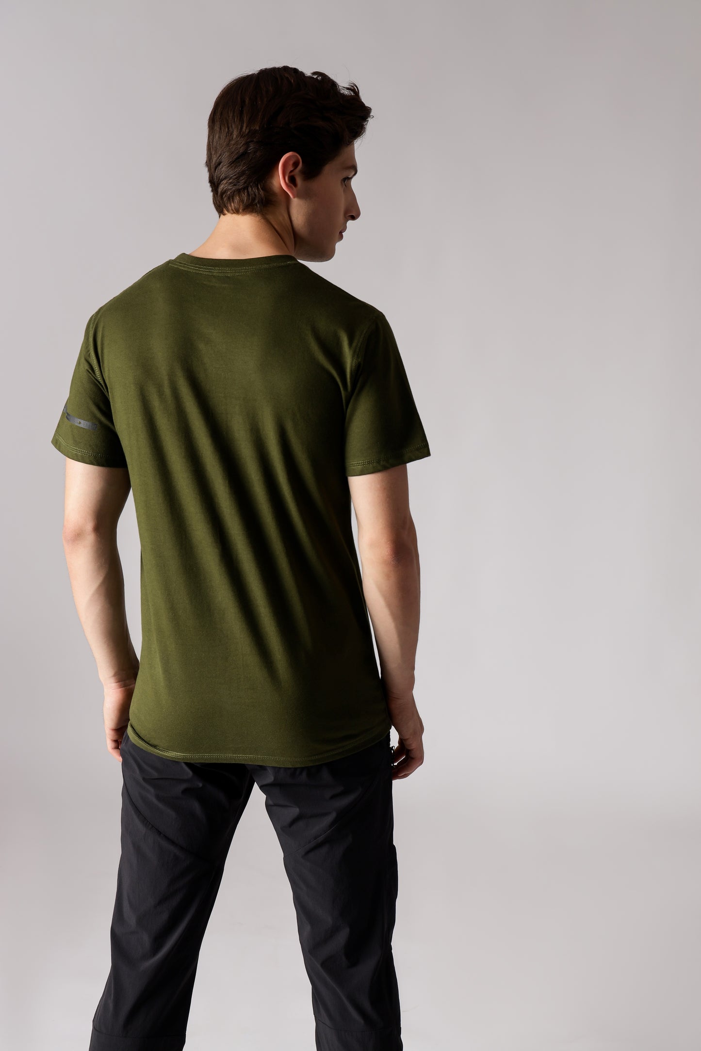 Starton Apparel Men's Regular Fit Round Neck Half Sleeved T-Shirt AI H-Chip (STM-016 Olive Green)