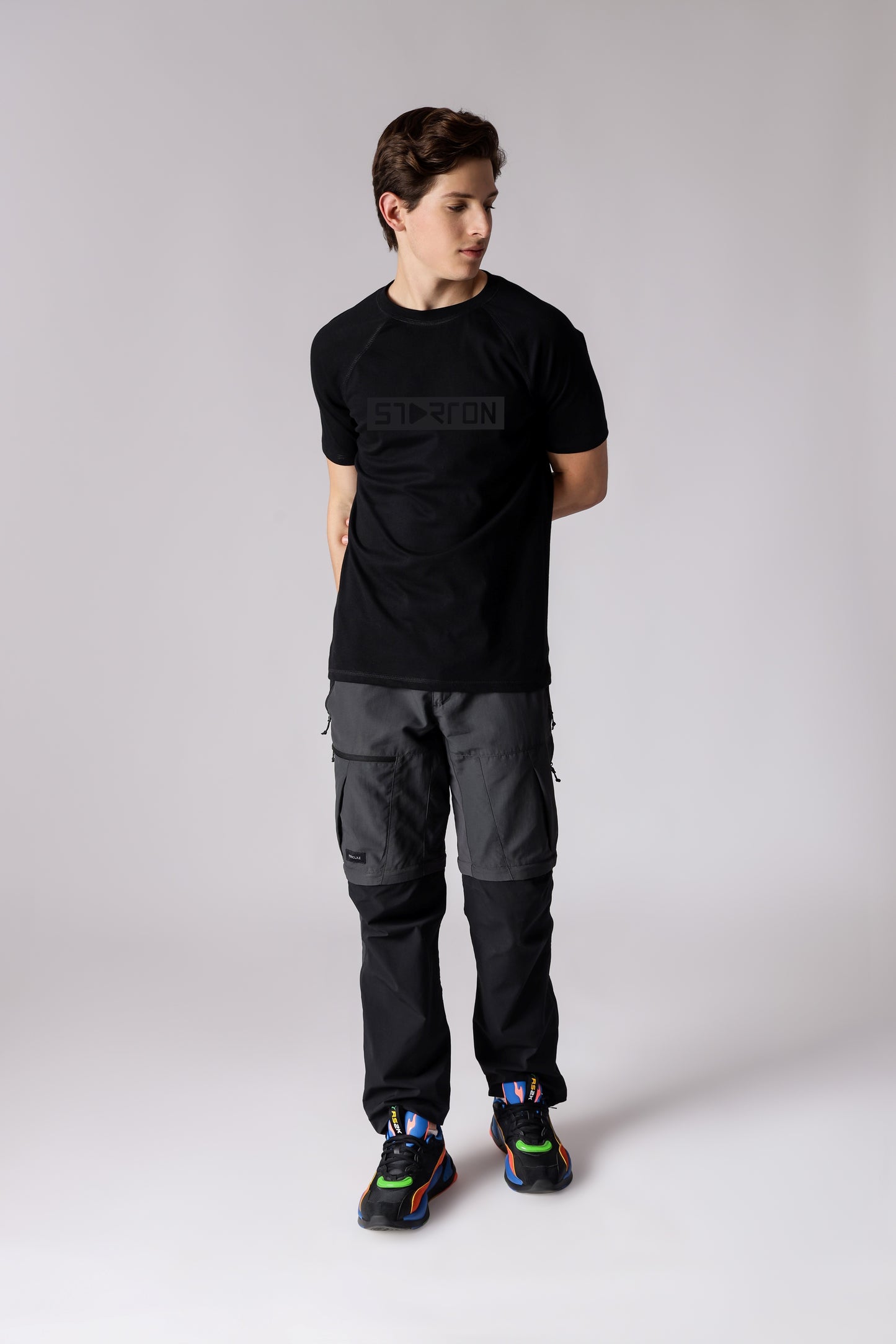 Starton Apparel Men's Round Neck T-Shirt Pure Pre Combed Cotton Bio-Washed Solid Color (STM-004)