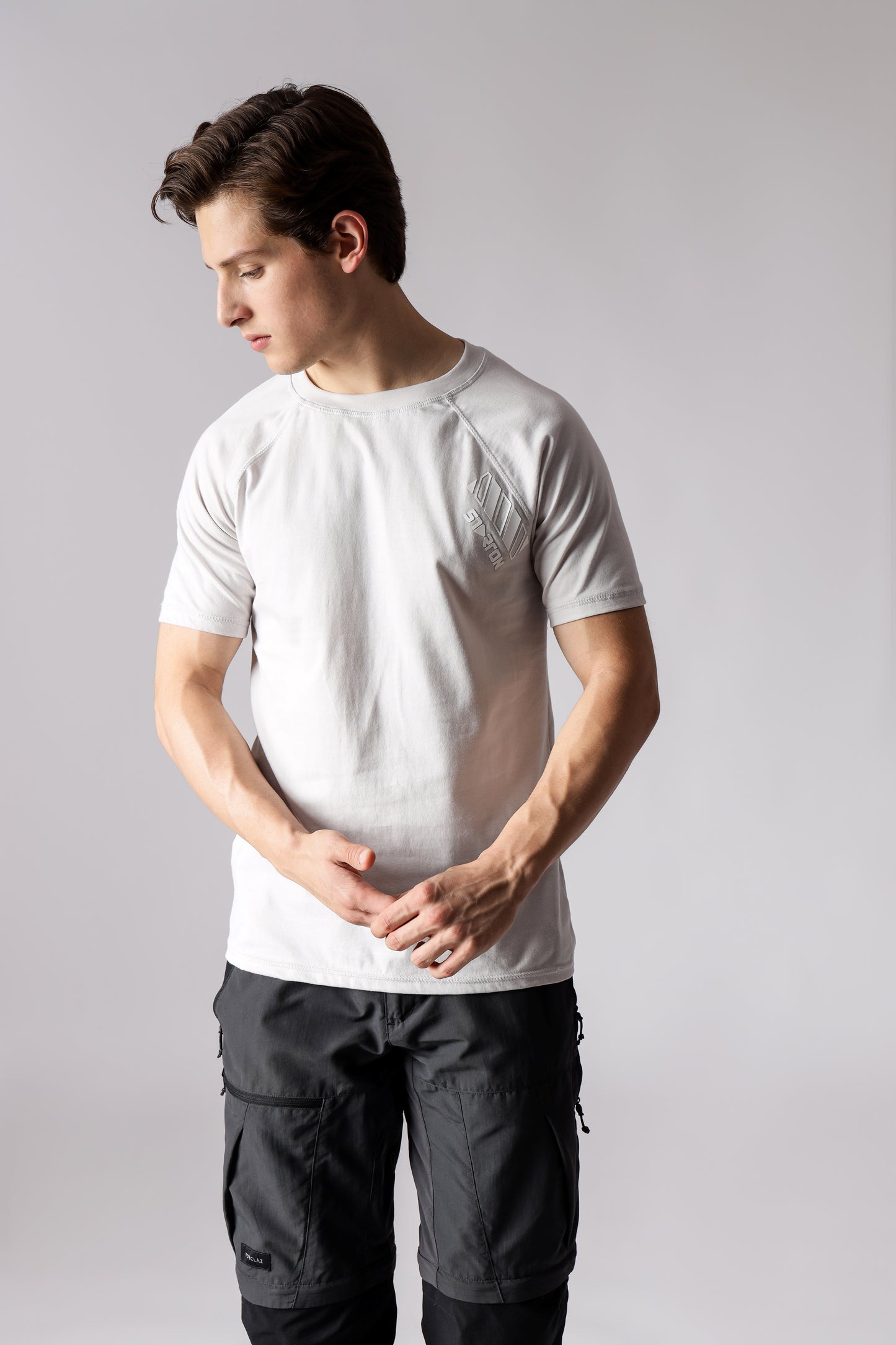 Starton Apparel Smart Slim Fit pre Combed Cotton (Bio-Washed) 180 GSM Short Sleeve T Shirt for Men (STM-007)