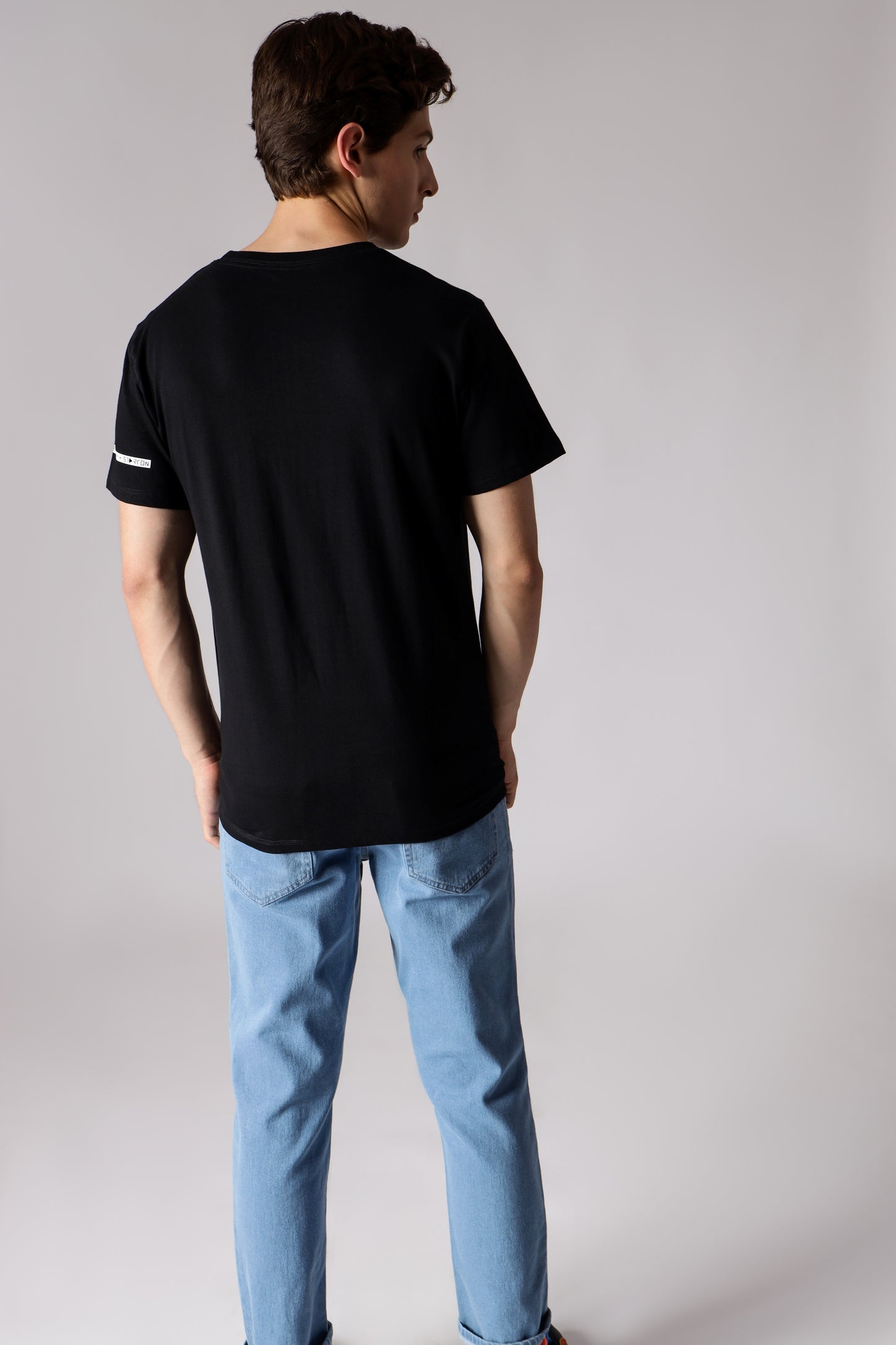 Starton Apparel Regular Fit 100% Cotton Futuristic Yin-Yang T-Shirt