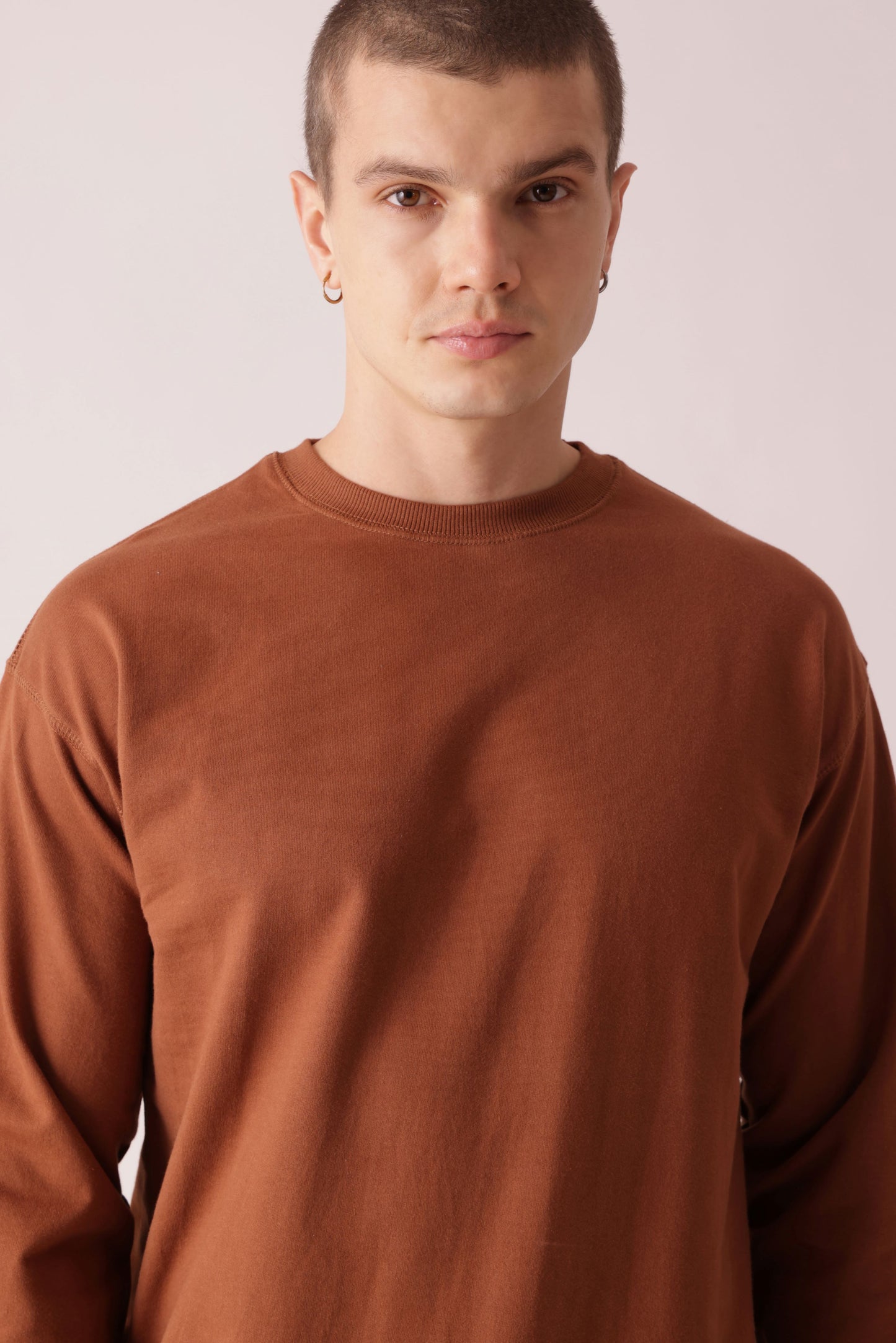 Starton Apparel Pure Cotton Terry 280GSM Brown Oversized Sweatshirt
