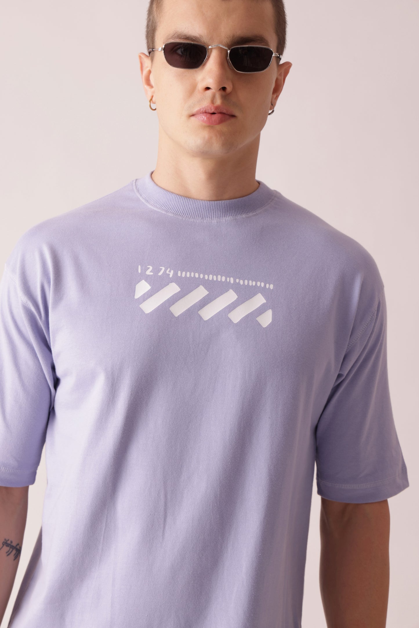 Starton Apparel Cotton Drop Shoulder Oversized Back Front Printed 220GSM