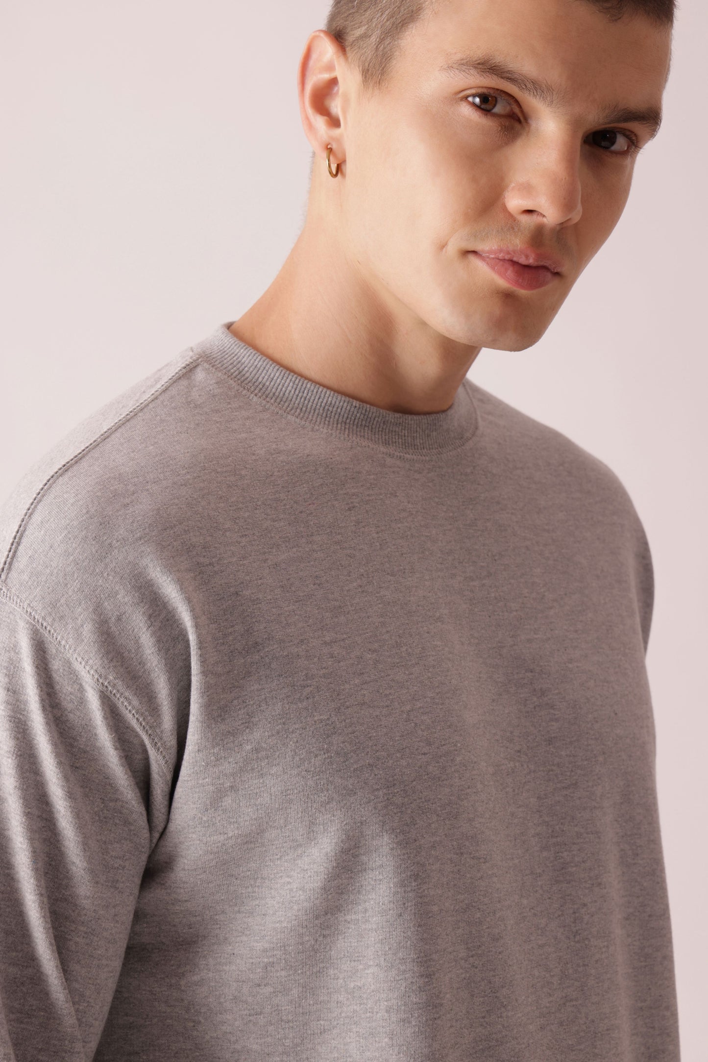 Starton Apparel Pure Cotton Terry 280GSM Grey Oversized Sweatshirt