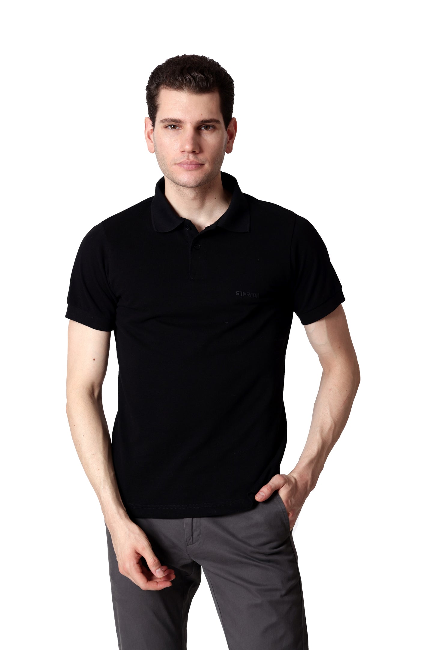 Starton Apparel 100% Cotton Polo T-Shirt Men