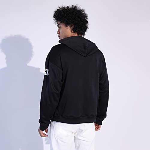 z Starton Apparel Men's Oversized Hoodies Light Weight 3D Print Typo