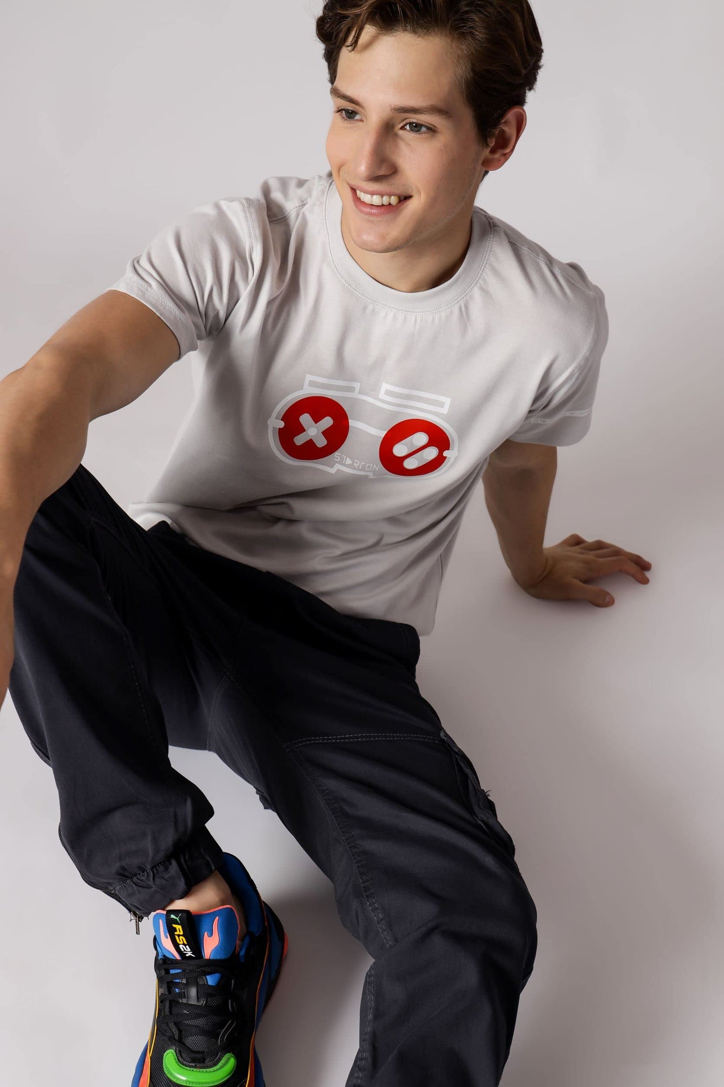 Starton Men's Regular Fit T-Shirt Round Neck Half Sleeve Cool Controller(STM-017)