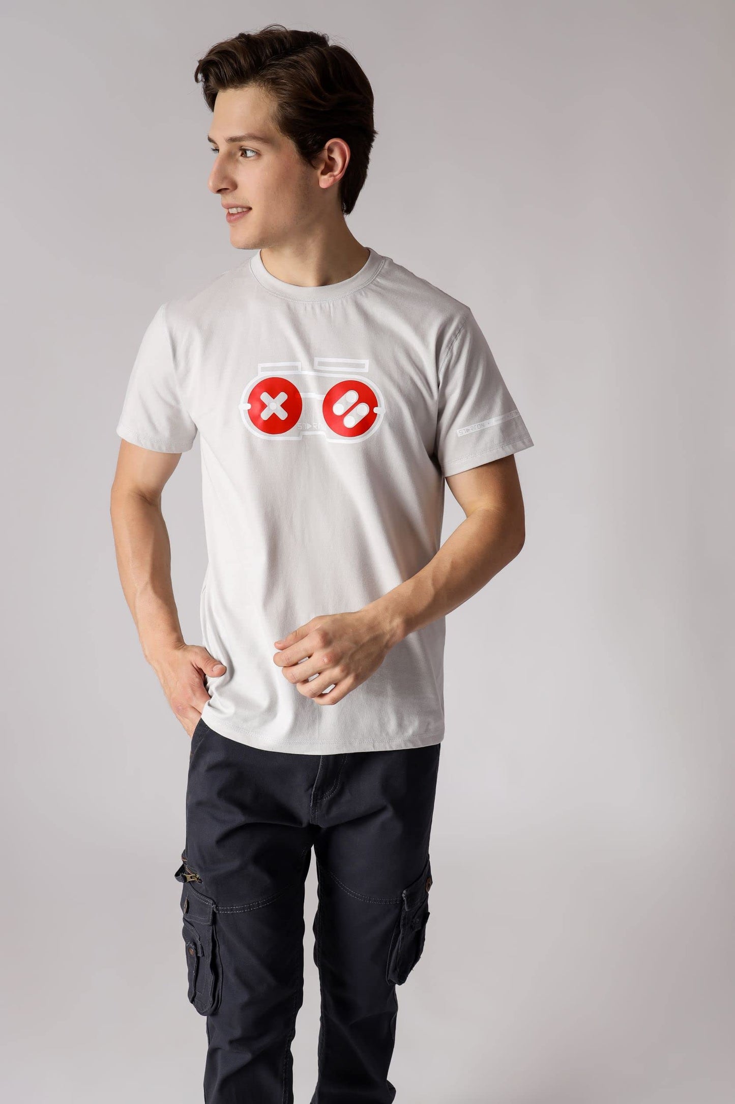 Starton Men's Regular Fit T-Shirt Round Neck Half Sleeve Cool Controller(STM-017)