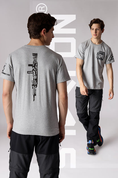 Starton Apparel Men's Round Neck T-Shirt Combed Cotton Bio-Washed 180 GSM Gamer 60FPS (STM-015)