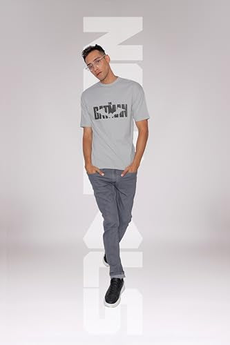 Starton Apparel 100% Cotton DC Batman Joker Graphic T-Shirt, Oversized Fit, Front & Back Print, for Men & Boys