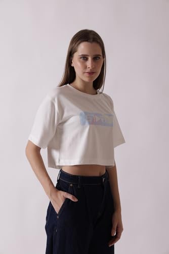 Starton Apparel Oversized Crop Top for Women | Oversized Cropped T-Shirts Printed T-Shirt