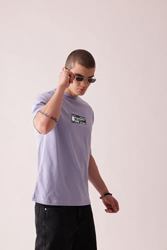 Starton Apparel 100% Pure Cotton Drop Shoulder Oversized Fit T-Shirt for Men Extraction Anime Front and Back Print (STM-037)
