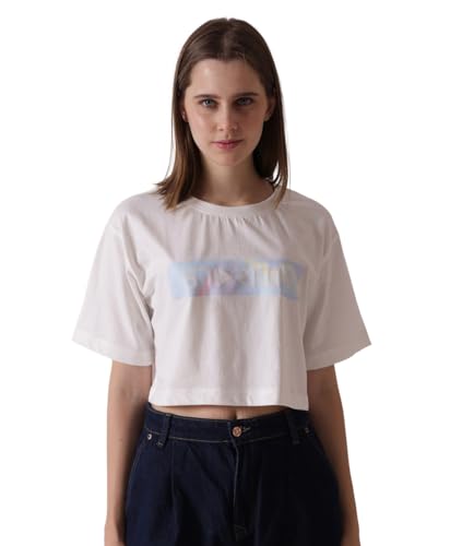 Starton Apparel Oversized Crop Top for Women | Oversized Cropped T-Shirts Printed T-Shirt