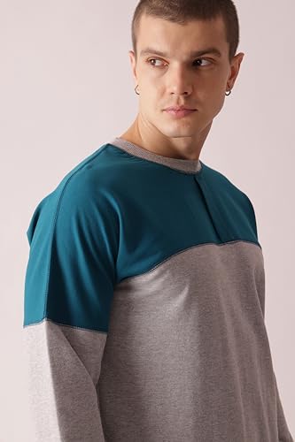 Starton Apparel Crew Neck Sweatshirt for Men 100% Cotton Terry 280GSM Heavy French Terry Dual Tone