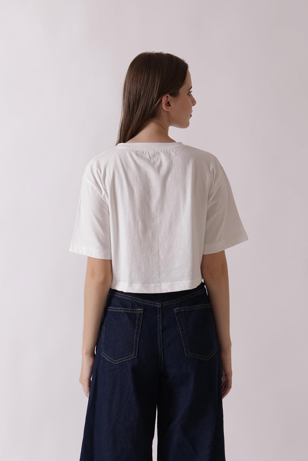 Starton Apparel Oversized Crop Top for Women | Oversized Cropped T-Shirts Printed T-Shirt