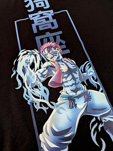 Starton Apparel Anime Demon Infinity Castle Arc Yoriichi Tanjiro Zenitsu Akaza Upper Rank Fleece Hoodie for Men and Women Unisex Cottonblend 350GSM