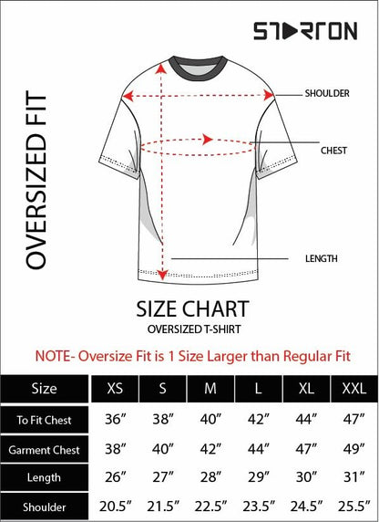 Starton Apparel 100% Pure Cotton Drop Shoulder Oversized Baggy Fit Half Sleeve Plain Solid Round Neck Unisex T-Shirt for Men (in, Alpha, M, Plus, White)