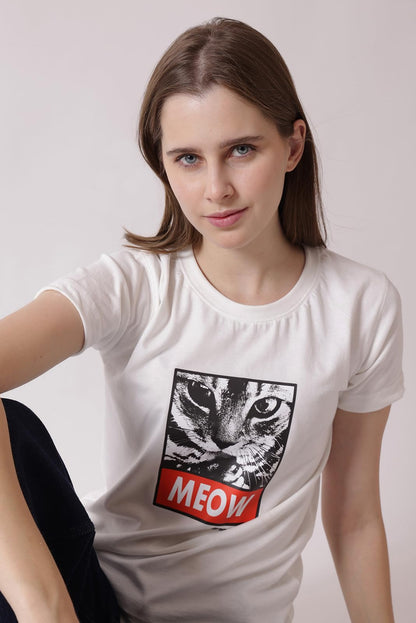 Starton Apparel Women's Regular Fit Round Neck T-Shirt for Women