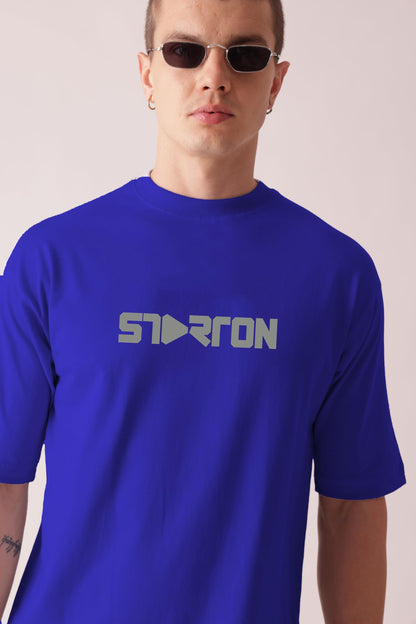 Starton Apparel Premium Unisex Oversized T-Shirt for Men Women 100% Cotton Drop Shoulder Car Graphic Front and Back Printed