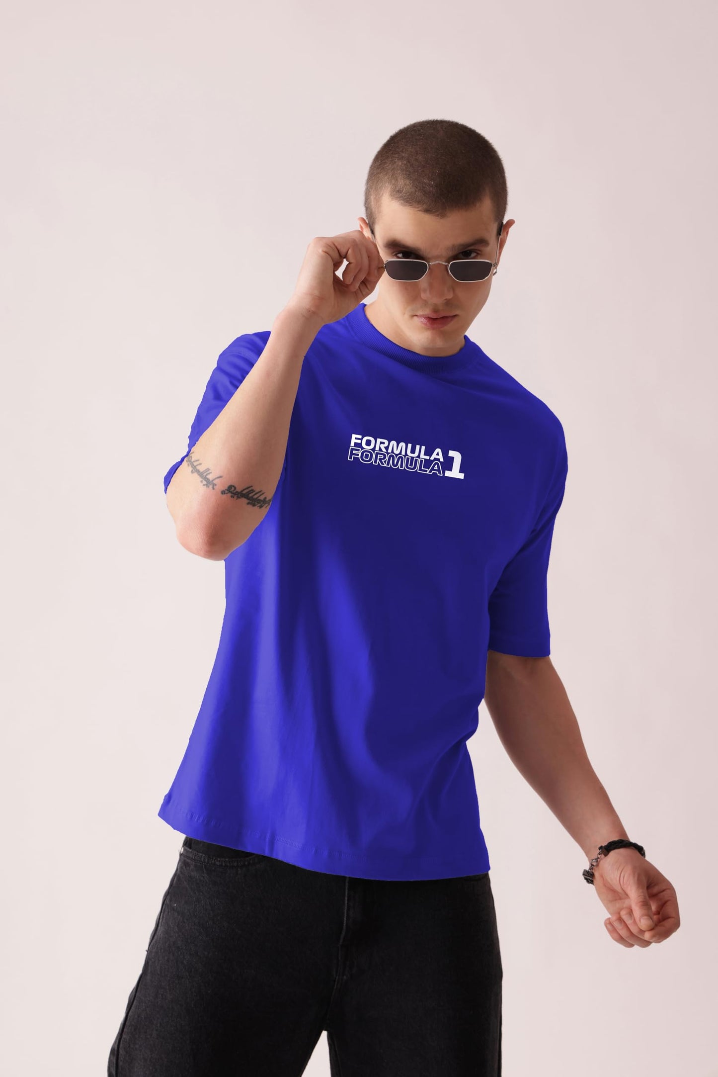 Starton Apparel Unisex Cotton T-Shirt from ula 1 Supercar Graphic Print Oversized Fit