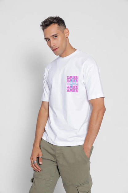 Starton Apparel 100% Pure Cotton Drop Shoulder Oversized Fit T-Shirt for Men Extraction Anime Front and Back Print (STM-037)