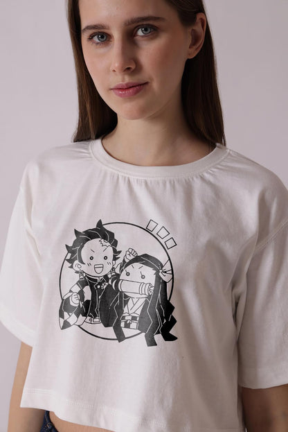 Demon Slayer Crop Top — Women's