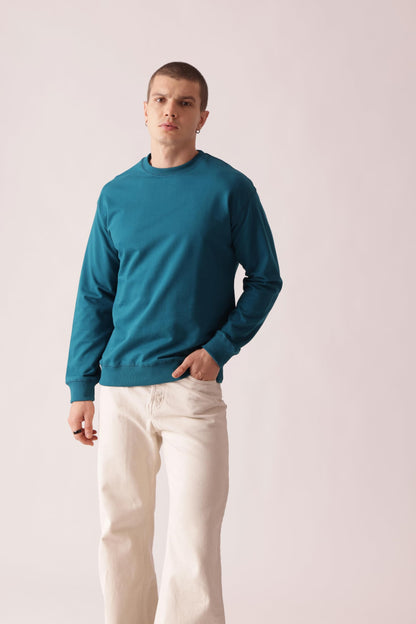 Starton Apparel Oversized Sweatshirt for Men 100% Cotton Terry 280GSM Heavy French Terry Sweatshirt Basic