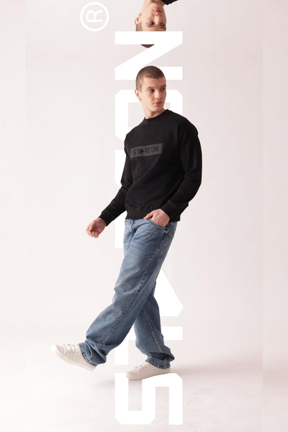 Starton Apparel Oversized Sweatshirt for Men 100% Cotton Terry 280GSM Heavy French Terry Sweatshirt Basic