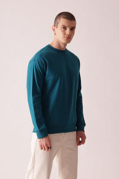 Starton Apparel Oversized Sweatshirt for Men 100% Cotton Terry 280GSM Heavy French Terry Sweatshirt Basic