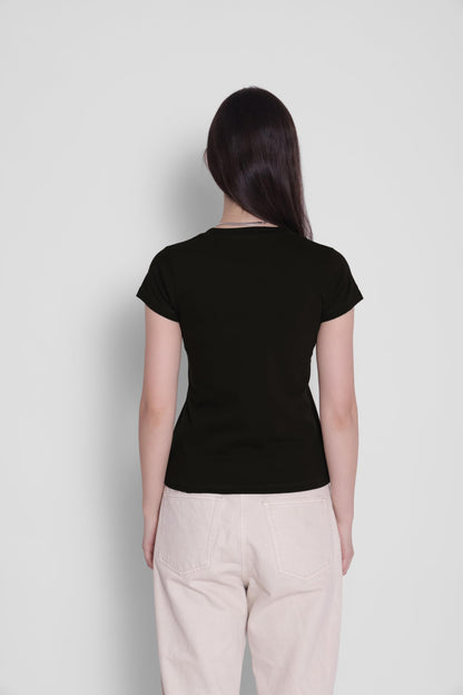 Starton Apparel Women's Regular Fit Round Neck T-Shirt for Women