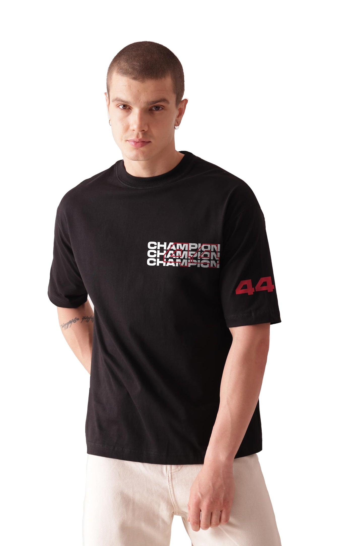 Starton Apparel Unisex Cotton Formula 1 Lewis Hamilton Norris Senna F1 Motorsport Graphic Print Oversized Fit T-Shirt