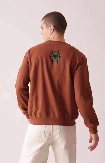 Starton Apparel Premium Oversized Sweatshirt for Men, 100% Cotton Terry 300GSM, Marvel Superhero Anime Graphic Print, Drop Shoulder