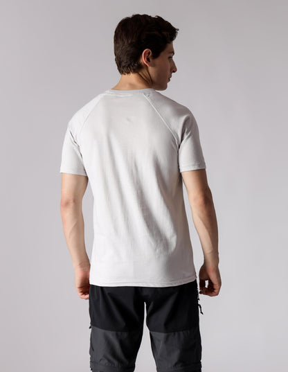 Starton Apparel Men's Pure Cotton Raglan Sleeve Crew Neck T-Shirt for Men Gym Alpha Print