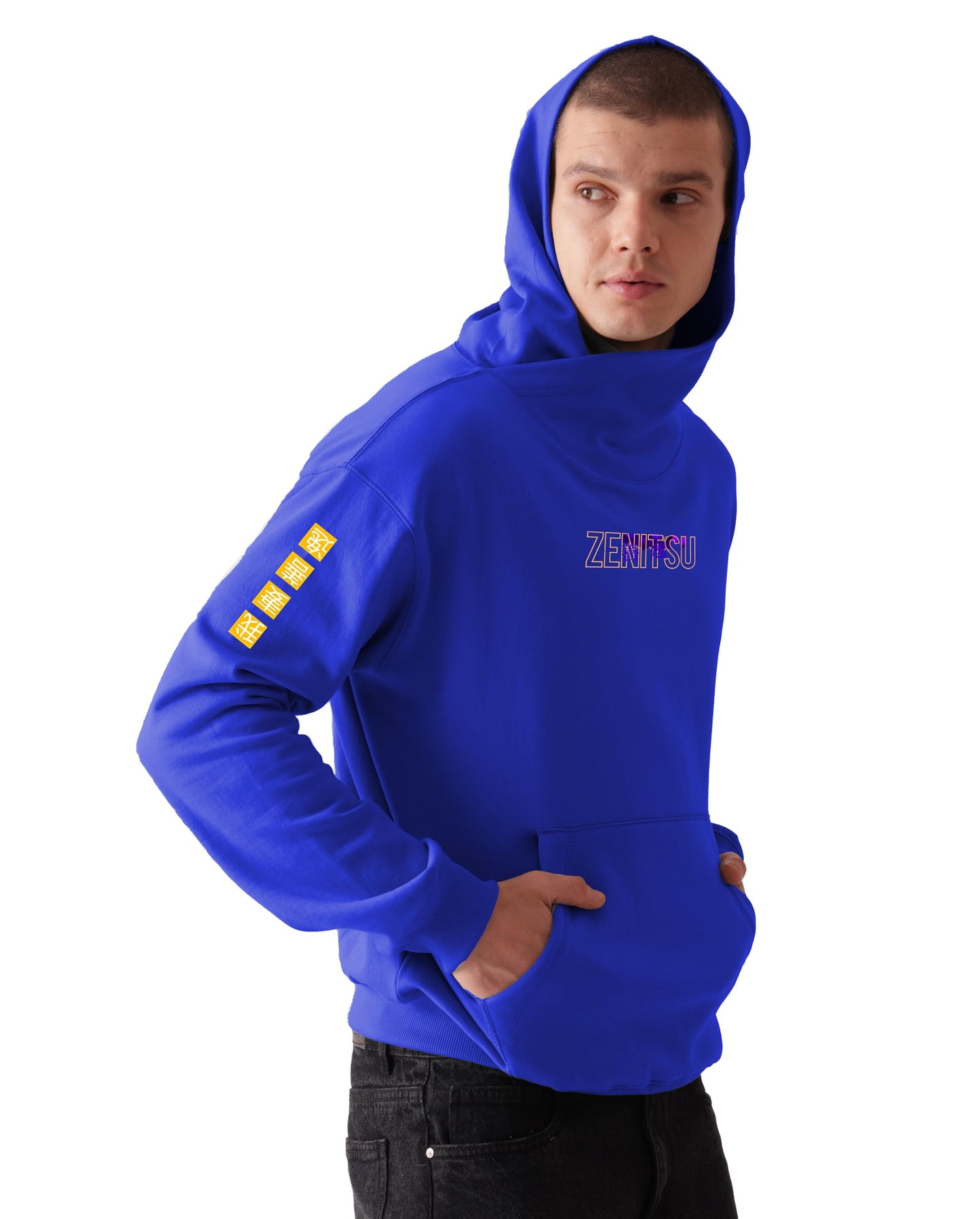 Starton Apparel Anime Demon Infinity Castle Arc Yoriichi Tanjiro Zenitsu Akaza Upper Rank Fleece Hoodie for Men and Women Unisex Cottonblend 350GSM