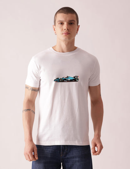 Starton Apparel Men's Cotton T-Shirt Supercar Superbike Graphic Print Regular Fit