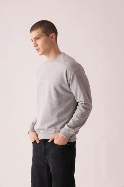 Starton Apparel Oversized Sweatshirt for Men 100% Cotton Terry 280GSM Heavy French Terry Sweatshirt Basic
