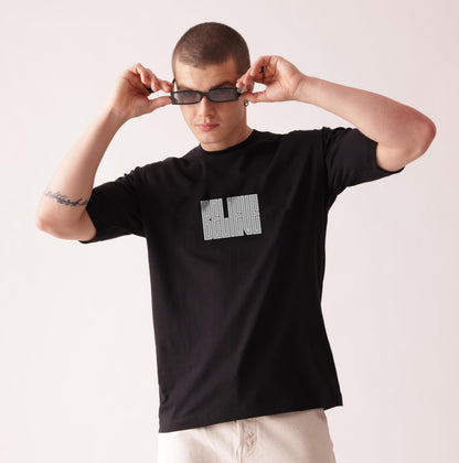 Starton Apparel Anime Futuristic Cyberpunk Techwear Graphic Print Oversized T Shirt for Men and Women Drop Shoulder Loose Baggy Fit Unisex Pure Cotton T-Shirt