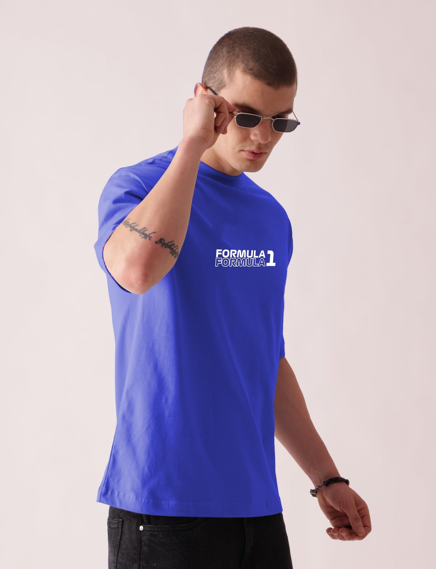 Starton Apparel Unisex Cotton T-Shirt from ula 1 Supercar Graphic Print Oversized Fit