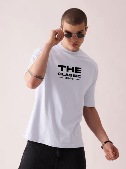 Starton Apparel Premium Unisex Oversized T-Shirt for Men Women 100% Cotton Drop Shoulder Car Graphic Front and Back Printed