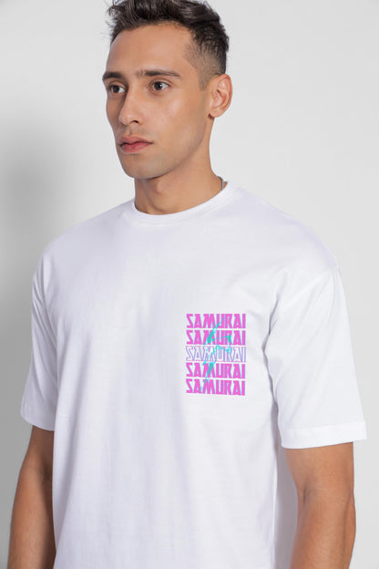 Starton Apparel 100% Pure Cotton Drop Shoulder Oversized Fit T-Shirt for Men Extraction Anime Front and Back Print (STM-037)