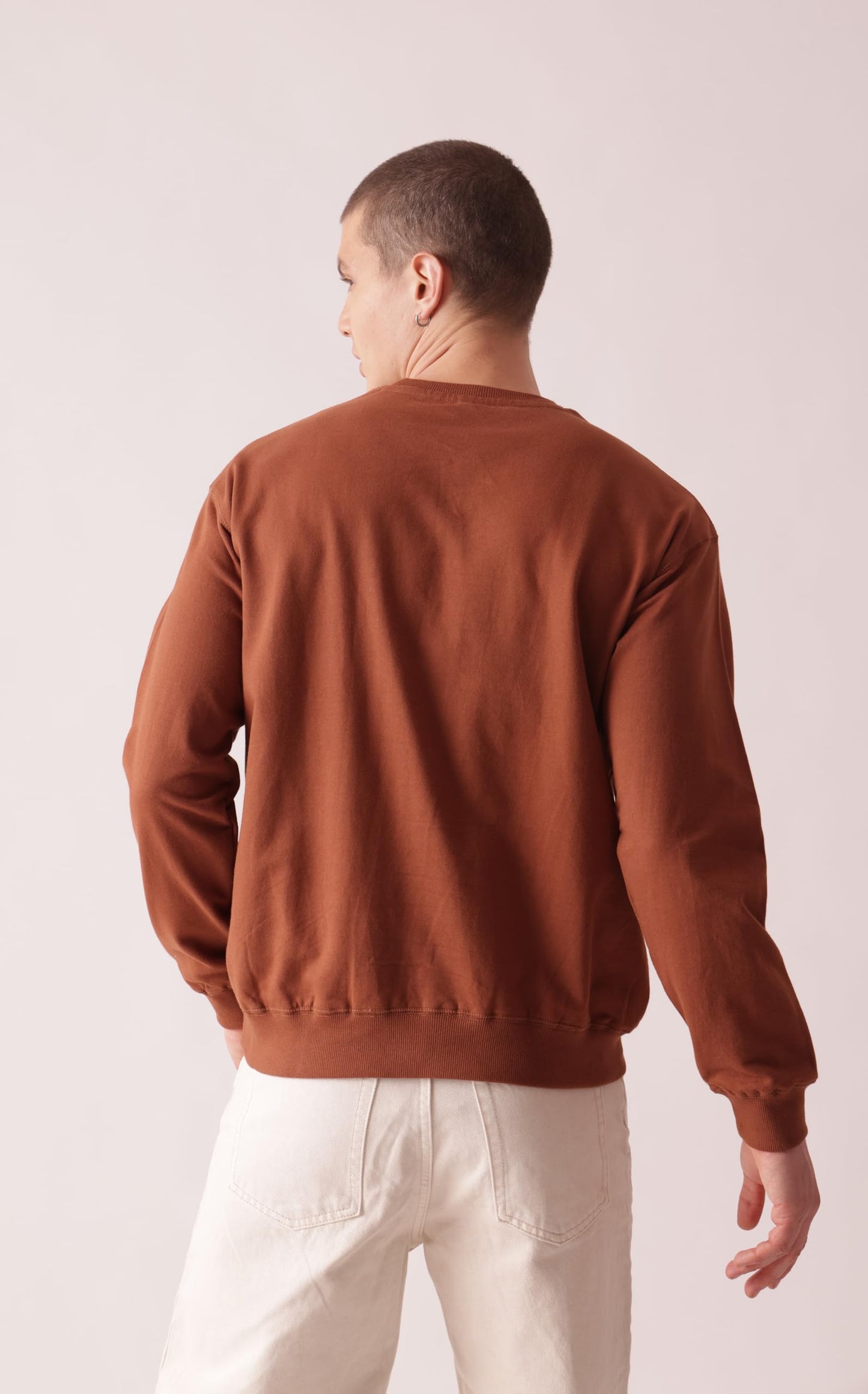 Starton Apparel Oversized Sweatshirt for Men 100% Cotton Terry 280GSM Heavy French Terry Sweatshirt Basic
