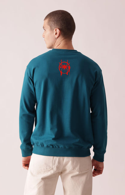 Starton Apparel Premium Oversized Sweatshirt for Men, 100% Cotton Terry 300GSM, Marvel Superhero Anime Graphic Print, Drop Shoulder