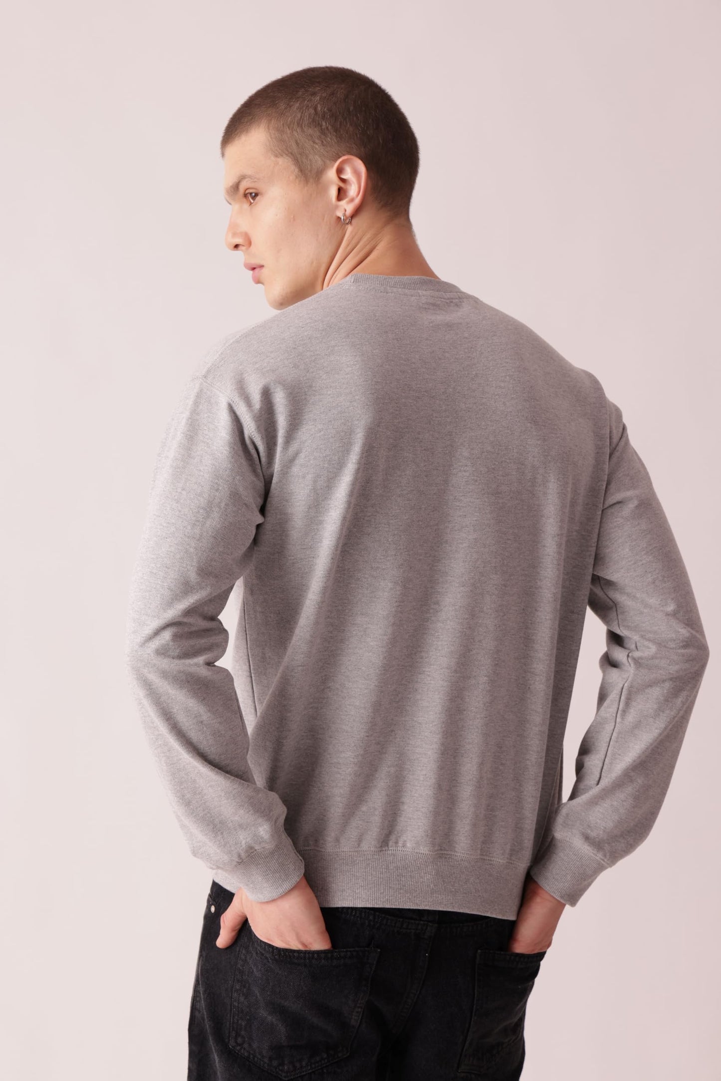 Starton Apparel Oversized Sweatshirt for Men 100% Cotton Terry 280GSM Heavy French Terry Sweatshirt Basic