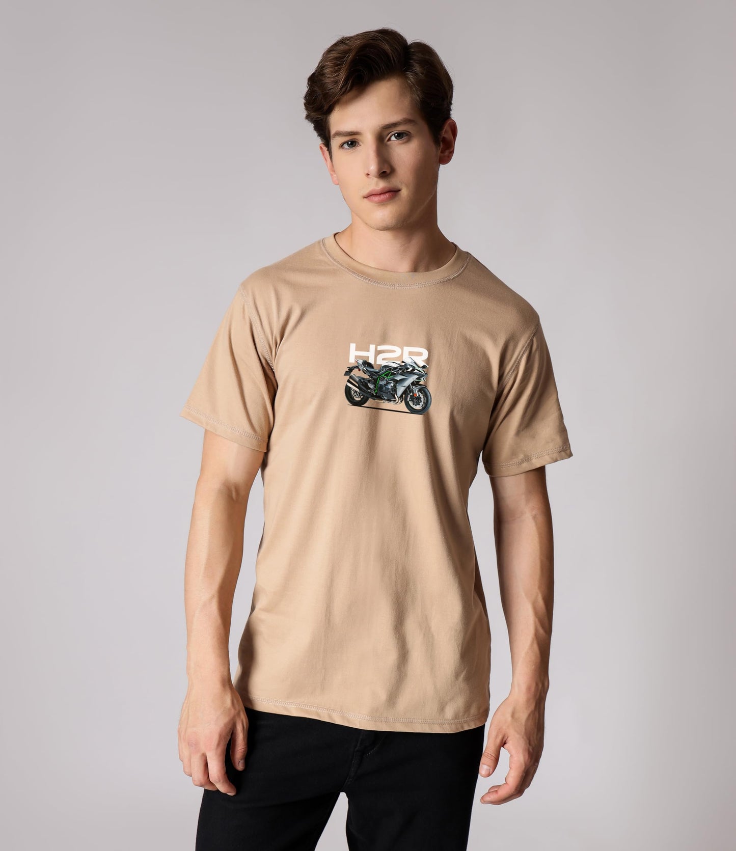 Starton Apparel Men's Cotton T-Shirt Supercar Superbike Graphic Print Regular Fit