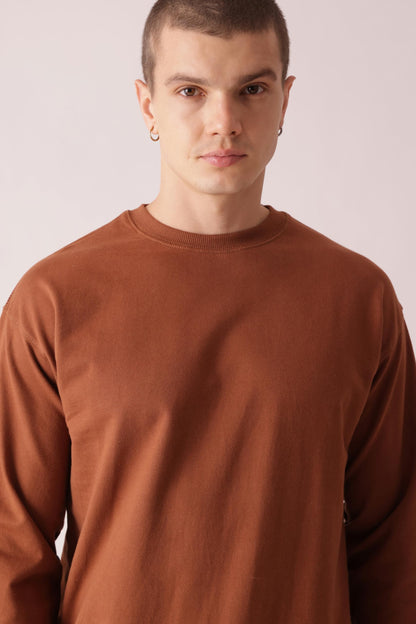 Starton Apparel Oversized Sweatshirt for Men 100% Cotton Terry 280GSM Heavy French Terry Sweatshirt Basic