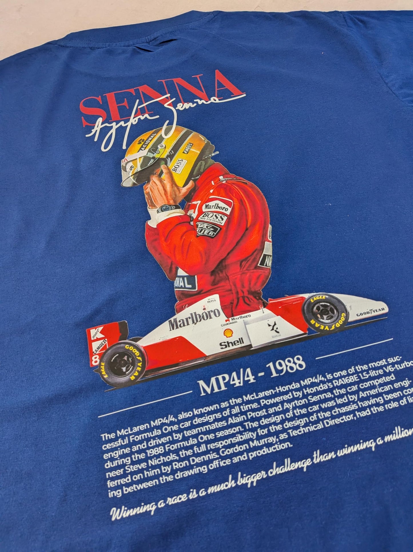 Starton Apparel Unisex Cotton Formula 1 Lewis Hamilton Norris Senna F1 Motorsport Graphic Print Oversized Fit T-Shirt