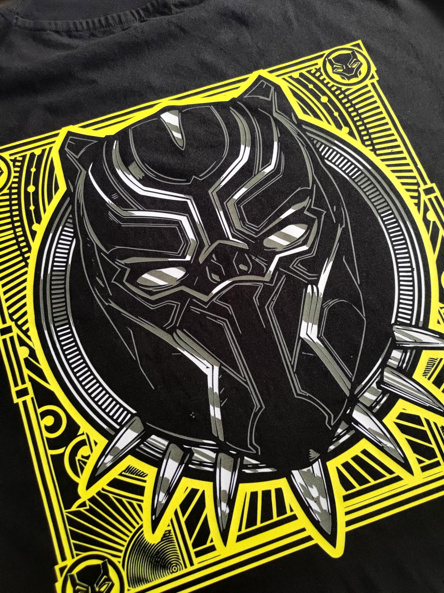 Starton Apparel 100% Cotton Oversized Drop Shoulder T-Shirt for Men Black Panther Avengers Ironman Superhero Graphic Print T-Shirt
